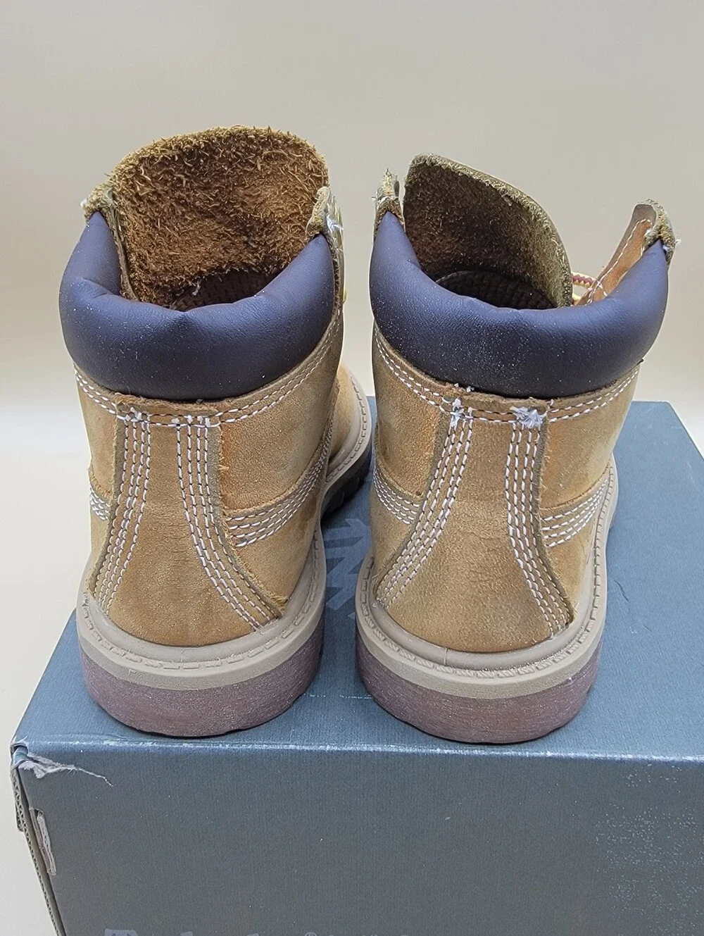 Timberland 6 inch Premium Toddler Kid's Boots Size 7C Wheat Brown Boy's Girl's